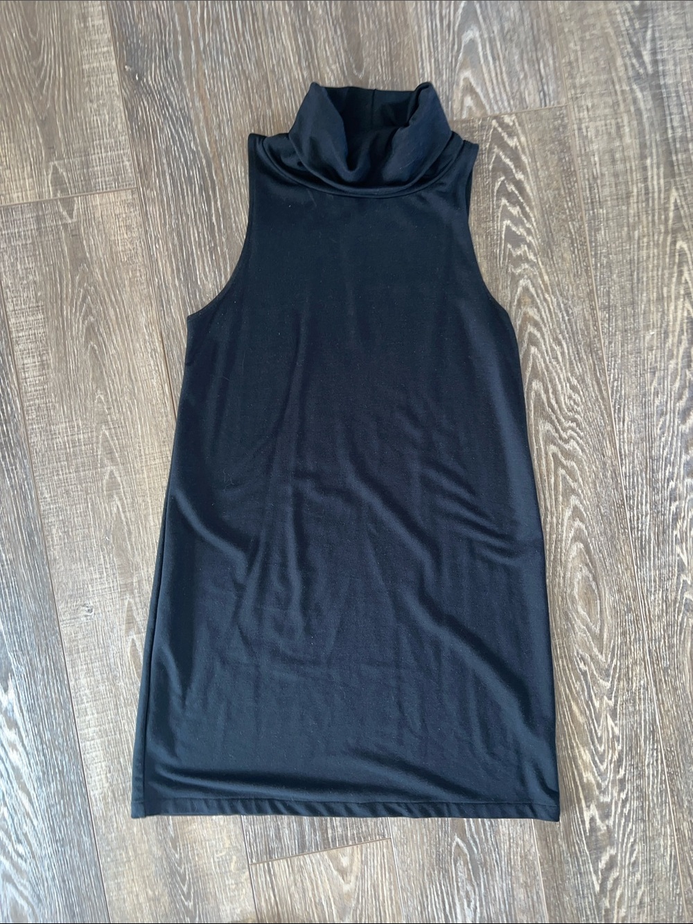 Urban Outfitters Black Sleeveless Turtleneck Tank Top